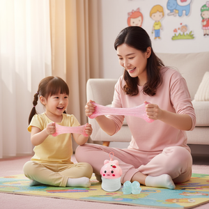 Kit de slime à colorier soi-même - Ensemble de slime anti-stress DIY avec pâte à modeler et pâte à jouer, jouet créatif unisexe pour enfants, slime transparent - Product Image 6