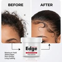 Beste gel voor haarrandcontrole voor zwart haar, sterke hold-formule, maakt babyhaar glad, vlokkenvrij.