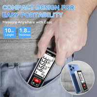 Télémètre laser de poche USB SNDWAY 40M, mini-télémètre laser portable en métal IP54 pour la rénovation de la maison, directement de l'usine