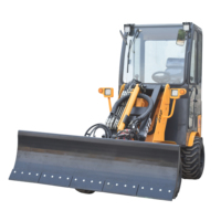 Chargeurs frontaux à quatre roues motrices à flèche télescopique personnalisés en usine, chargeurs 4x4 de 2 tonnes pour la ferme
