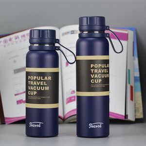 Nuovo <span class=keywords><strong>design</strong></span> da viaggio in silicone manico a doppia parete in acciaio inox bottiglia d'acqua isolata con <span class=keywords><strong>logo</strong></span> personalizzato - Product Image 3