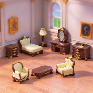 Resin Micro-Landscape Creative European-Style <b>Vintage</b> Furniture Series Dollhouse DIY Decorations Accessories Mini Desktop - Product Image 2