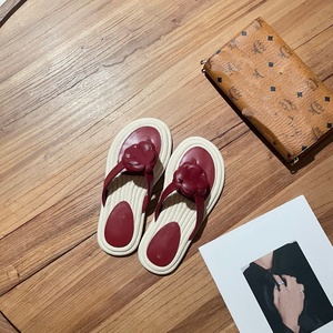 Flip-flops Ladies' Ankle Strap Sandals Summer Beachwear Style Indoor Use Flat Bottom Slip-On Anti-Slip <strong>Shoes</strong> Floral Pattern - Product Image 2