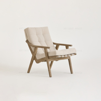 Fauteuil moderne en tissu de chêne canapé chaise Design vintage meubles de maison pour salon salle à manger chambre hôtel & hall appartement villa