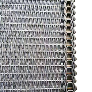 Giá tốt nhất thép không gỉ băng tải vành đai/Dây thép không gỉ lưới vành đai xoắn ốc/SS 201 304 316 kim loại xoắn ốc băng tải vành đai - Product Image 4