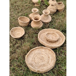 Eco Friendly Coiled Jute Handicrafts Jute Vase Pots Perfect For Plant Display <b>Table</b> Centerpieces And Handmade Decorative - Product Image 1