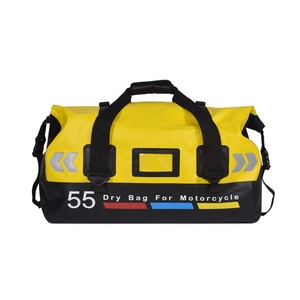 <span class=keywords><strong>Alforjas</strong></span> de equipaje de motocicleta impermeables de PVC de 55L personalizables, bolsa seca de cola reflectante, bolsa de almacenamiento de casco para exteriores de <span class=keywords><strong>aluminio</strong></span> - Product Image 3