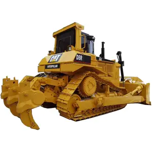 Secondhand earth-moving construction equipment original color used bulldozer caterpillar catd8r dozer from China supplier
