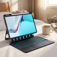Clavier magique rotatif à 360 degrés avec pavé tactile intégré, compatible avec Huawei MatePad 11 pouces modèle 2021, vente chaude