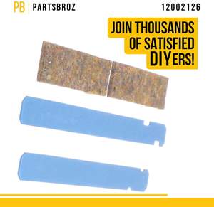 PartsBroz Front Glide Kit Sèche-linge Électrique Pièces 220V Plastique Compatible Whirlpool DR Magic Chef Maytag Admiral Laundry Appliance - Product Image 2