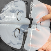Masque en feuille d'hydrogel profond OEM au collagène et à l'acide hyaluronique pour lutter contre les rides, minimiser les pores et améliorer l'élasticité, format voyage pour tous types de peau
