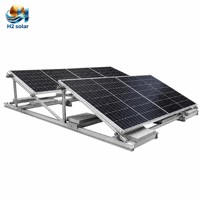 Sistem Pemasangan Panel Surya H2 Solar OEM untuk Atap Datar dengan Pemberat, Tahan Badai 60m/s, Desain Khusus