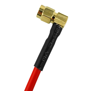 สายโคแอกเชียล RF 150 มม. 50 โอห์ม แบบสูญเสียต่ำ ชุบทอง สายจัมเปอร์สีแดง สำหรับทดสอบเสาอากาศ - Product Image 4