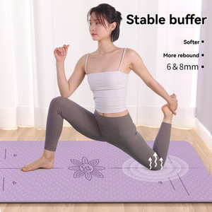 <span class=keywords><strong>Tapis</strong></span> de yoga et de <span class=keywords><strong>fitness</strong></span> anti-vibration, silencieux, antidérapant, version épaissie, idéal pour la danse, le Pilates et l'exercice à domicile - Product Image 3