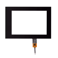 Couverture d'écran tactile interactif capacitif de réflexion Tft écran tactile Lcd panneau épaisseur 2mm 3.5 4.3 5 7 10.1 pouces