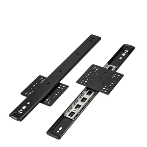 Rail coulissant caché pour <span class=keywords><strong>porte</strong></span> <span class=keywords><strong>pliante</strong></span> de type insertion d'armoire/armoire <span class=keywords><strong>Porte</strong></span> battante à insertion latérale Panneau carré Meuble TV Rail coulissant - Product Image 1