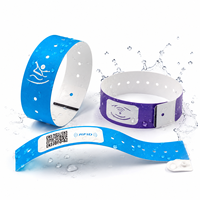 Bracelet jetable personnalisé en papier Dupont UHF NFC, étanche et résistant aux déchirures, pour patients hospitaliers et événements