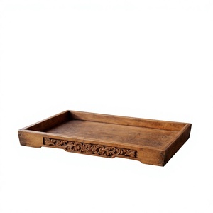 Handmade Eco-Friendly Sustainable Lightweight Wooden <b>Tray</b> Multi-Function Decorative Serving Board Polished Finish Dishwasher - Product Image 5