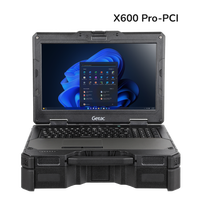 Tablette robuste d'extérieur Getac X600 15,6 pouces, processeur Intel I7, 1920x1080, ordinateurs portables robustes certifiés ATEX