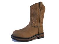 Bottes de cow-boy imperméables à embout d'acier, chaussures de sécurité industrielles pour hommes, chaussures de travail de protection EH, bottes de travail de construction, bottes western