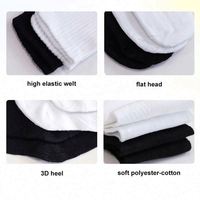Chaussettes jetables en coton et polyester avec logo personnalisé, chaussettes de compression, emballage compressé, gain de place, sans lavage, portables, unisexes