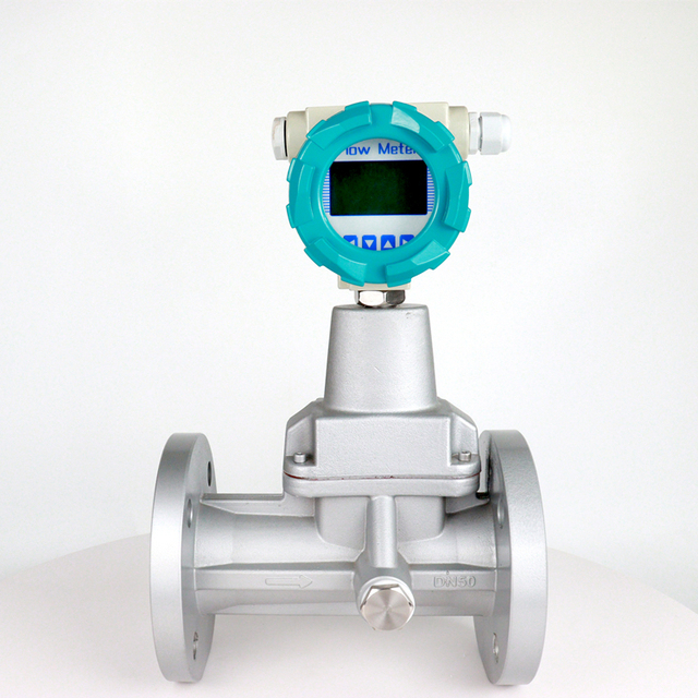KAMBODA LUBX High Accuracy Smart Natural Gas LPG Liquid Air Flowmeter Precession OEM Stainless Steel LCD Display IP65 Protection