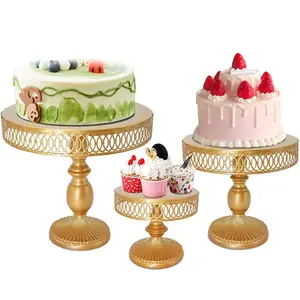 3PCS Wedding Party Cake Stand 8" 10" 12" Dessert cupcake display stand baby shower Candy Fruit tray Pedestal stand