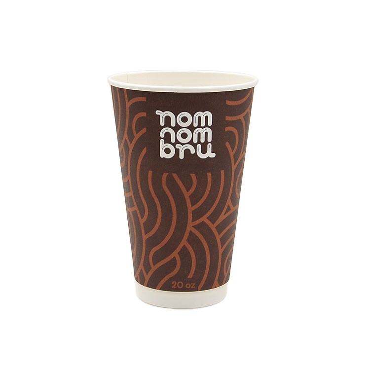 Wholesale Custom Color Printing Biodegradable Coffee Paper Cup Takeaway Coffee Packaging Paper Cups All Sizes Wholesale