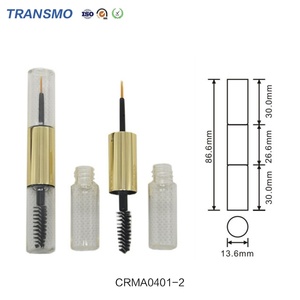 Envase de Plástico Blanco Personalizado 2 en 1 para Rímel, Botella Vacía con Tapa de Rosca para Almacenamiento de Delineador de Ojos - Product Image 2