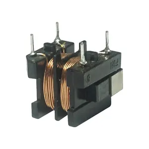 ferrite core line filter uu10.5 bobbin flyback transformer coil common mode inductance