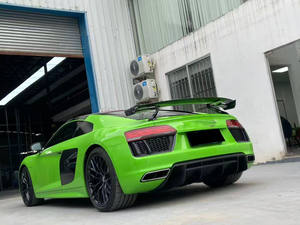 <span class=keywords><strong>Aileron</strong></span> arrière en fibre de carbone de type P pour <span class=keywords><strong>Audi</strong></span> R8 V8 2008-2014 avec base d'<span class=keywords><strong>aileron</strong></span> arrière - Product Image 2