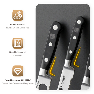 Juego de 3 Cuchillos para Queso de 6 Pulgadas, Cortador y Rebanador, Cuchillo de Cocina Multifuncional de Lujo, Ecológico, para Restaurante, para Untar Mantequilla - Product Image 4