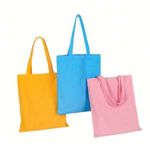 Bolsa de Tela Moderna Personalizada de 12oz 35X40CM, Impresa con Serigrafía, en Blanco, Ecológica, para Compras, Promocional, Sin Cierre - Product Image 2