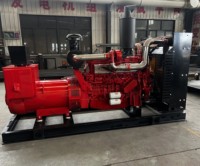 Groupe électrogène au gaz naturel à châssis ouvert de 300 kW, groupe électrogène industriel, alimentation de secours au gaz haute performance