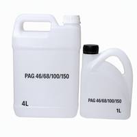 Huile réfrigérante PAG 1L avec teinture fluorescente UV 46/68/100/150 Lubrifiant pour compresseur de climatisation automobile pour R134a R1234yf