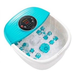 Einfach zu Bedienende Fußbad-Massage-Maschine mit Sprudelmassage-Rollen und Badesalz-Kräuter-<span class=keywords><strong>Bok</strong></span> zur Fußentspannung - Product Image 6