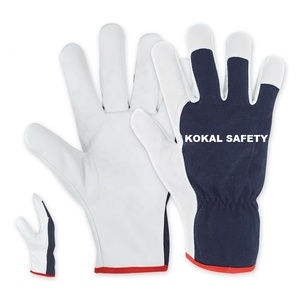 Gants de travail industriels en cuir de chèvre KOKAL SAFETY, doux, durables, personnalisables - Product Image 3