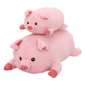Jouet en peluche parlant cochon rose pour chiots, chien, Teddy, Corgi, Bichon Frisé, jouet à mâcher pour la dentition, jouet couineur pour animaux de compagnie - Product Image 1