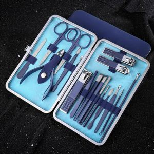 Manicure Pedicure Clippers Fingernail Clipper Set Ingrown Toenail Scissor Trimmer Kit 18 Pieces Women and Men - Product Image 3