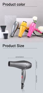 Marca OEM 1600W <span class=keywords><strong>Secador</strong></span> de pelo eléctrico profesional <span class=keywords><strong>Secador</strong></span> de pelo con motor de CA - Product Image 4