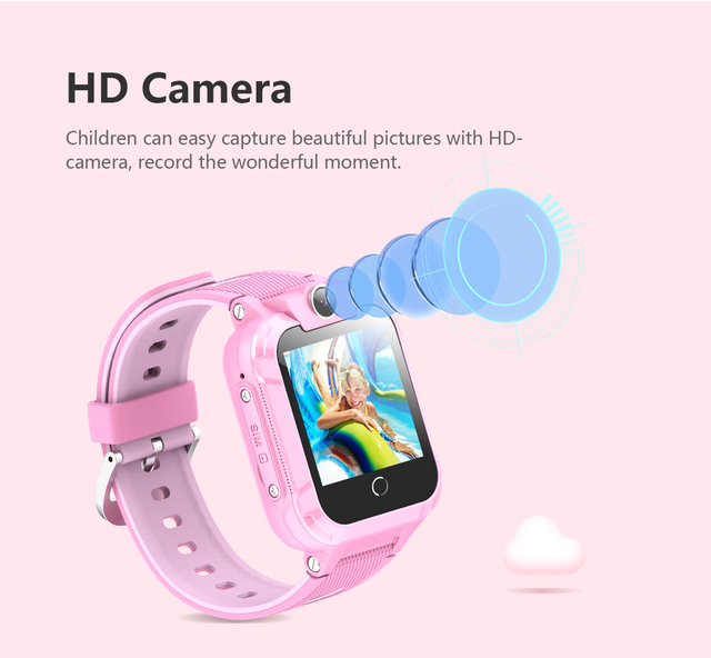 Smartwatch with Silicone Strap  Calling GPS  Monitor IP67 Waterproof