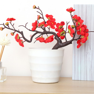 Flores Artificiales de Ciruelo de Alta Simulación para Decoración del Año Nuevo Chino, Arreglos para Mesa de Sala de Estar - Product Image 3