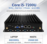 Mini PC Industrial sin Ventilador, Procesador Intel, Múltiples Ranuras de RAM, Compatible con Activación Remota LAN/Encendido Automático, 4K HD/VGA, Windows 11 Pro, Funcionamiento Silencioso, en Stock