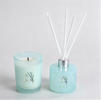 Meilleures bougies d'aromathérapie en cire de soja biologique non toxique parfumées à la lavande, dans un bocal en verre dépoli, pour les fêtes, Diwali, bars, spas et méditation