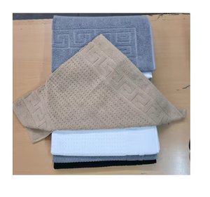 Tapis de bain en coton et polyester jacquard, épais, doux, absorbant, antidérapant, pour salle de bain, douche, hôtel, maison - Product Image 6