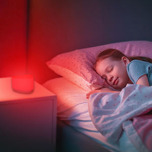 Lampe de nuit moderne à LED <span class=keywords><strong>rouge</strong></span> 620/660/670nm 1W 600mAh ABS rechargeable et à intensité variable pour chambre d'enfant et bébé - Product Image 2