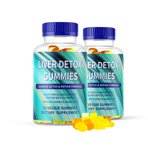 Détox du foie Supplément de soins de santé Chardon-Marie Gommeux Nettoyage du foie Détox Gommes Détox du foie Gommes de gros - Product Image 6