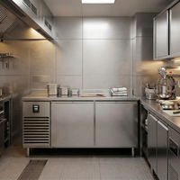 Solution tout-en-un : Réfrigérateur et congélateur multifonctionnels, robustes et durables, pour les entrepreneurs en cuisine
