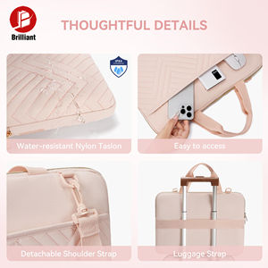 Tùy Chỉnh 15.6 Inch Máy Tính Xách Tay Tay Áo Puffy Độn Trọng Lượng Nhẹ Trường Hợp Bảo Vệ Chống Nước Túi Cho Macbook Không Khí - Product Image 5