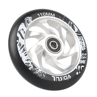 Échantillon gratuit Usine OEM ODM Pro Scooter Pas Cher Stunt Scooter 110mm Roues Haut Rebond PU Noyau En Aluminium Roulement À ABEC-9